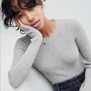 ASOS design ribbed sweater
